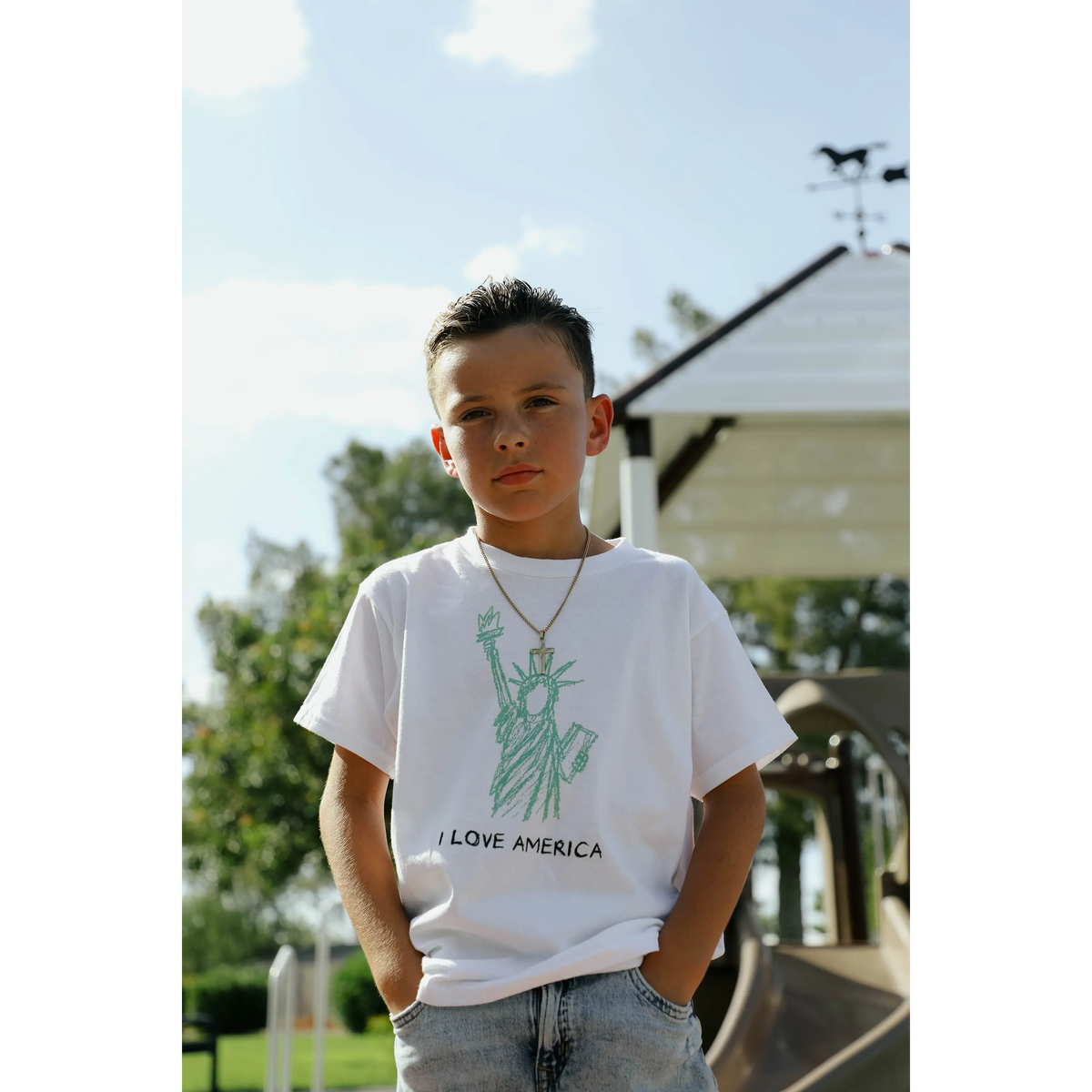 I love America Kids Tee