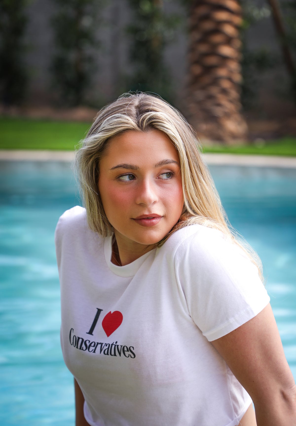 I Heart Conservatives Crop Top