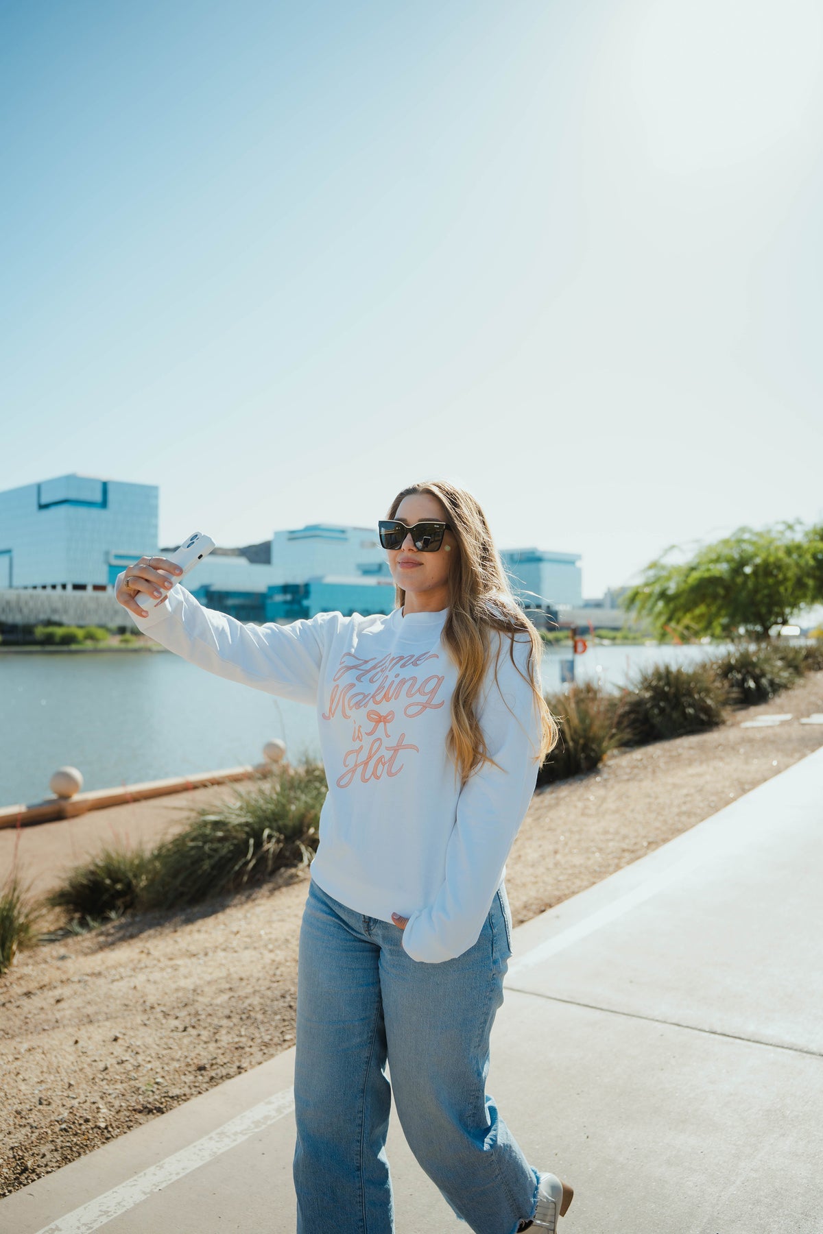 Home Making is Hot Ribbon Crewneck