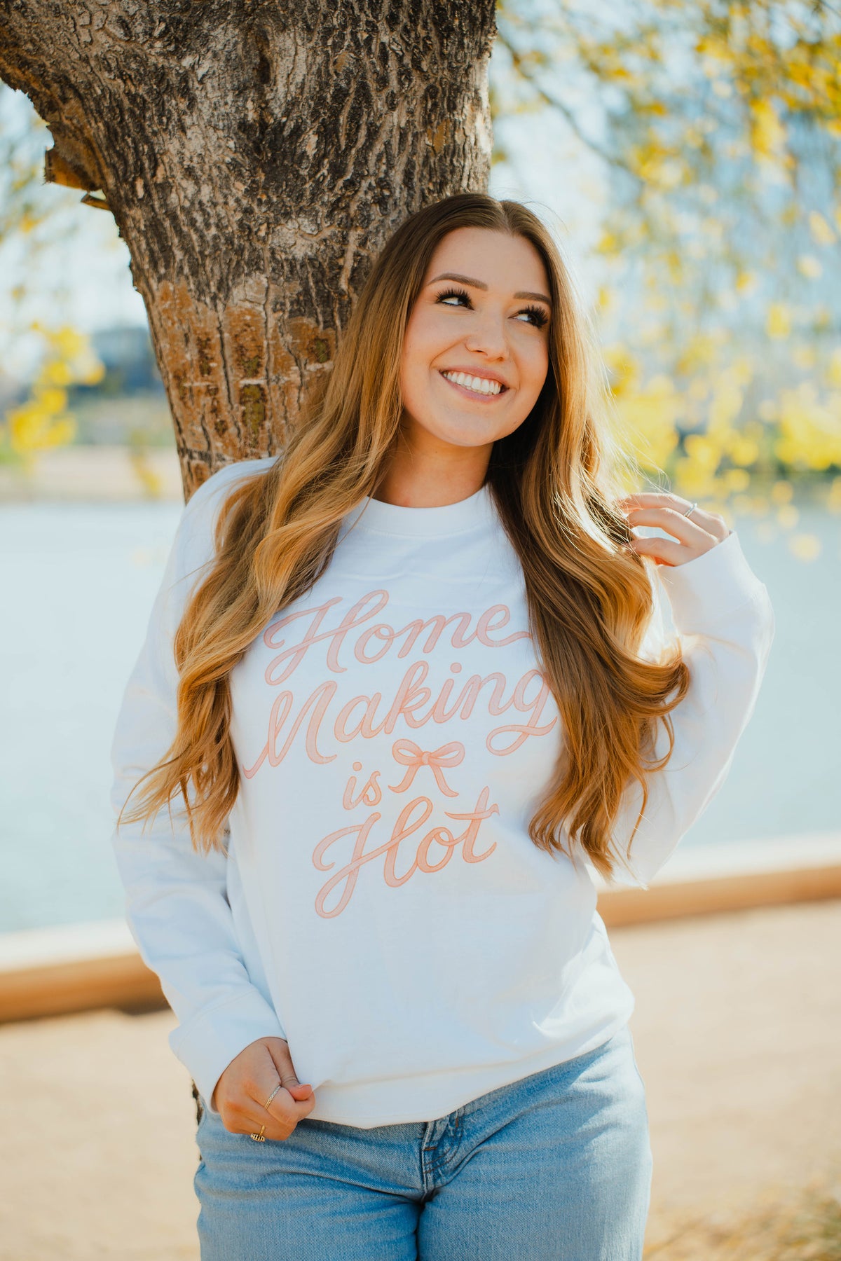 Home Making is Hot Ribbon Crewneck