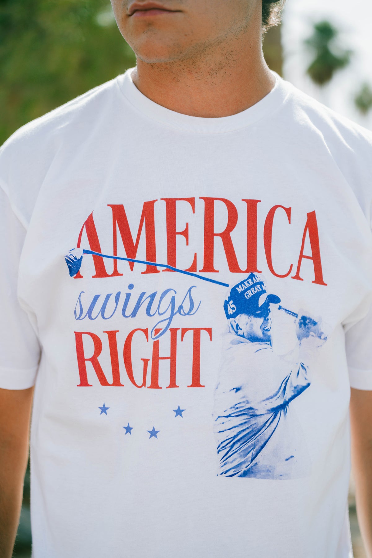 America Swings Right Tee-2