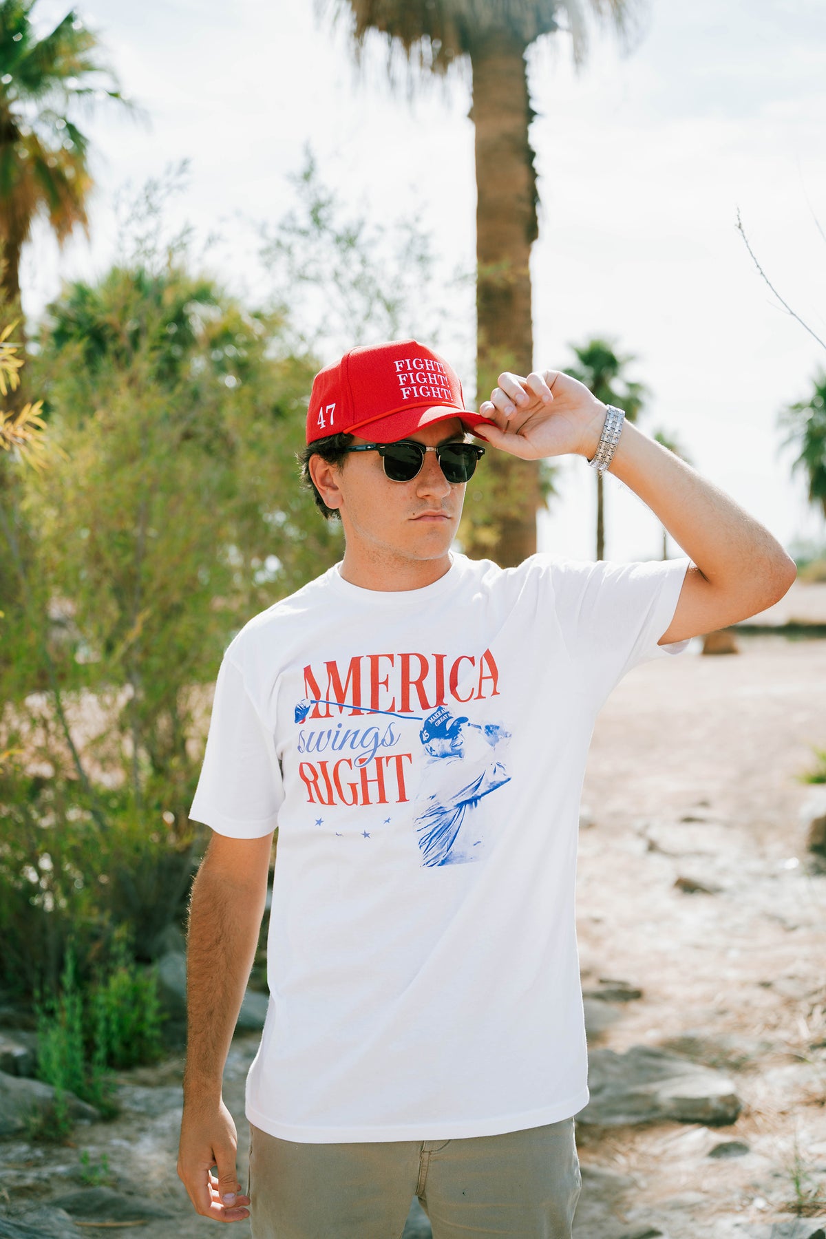America Swings Right Tee-3
