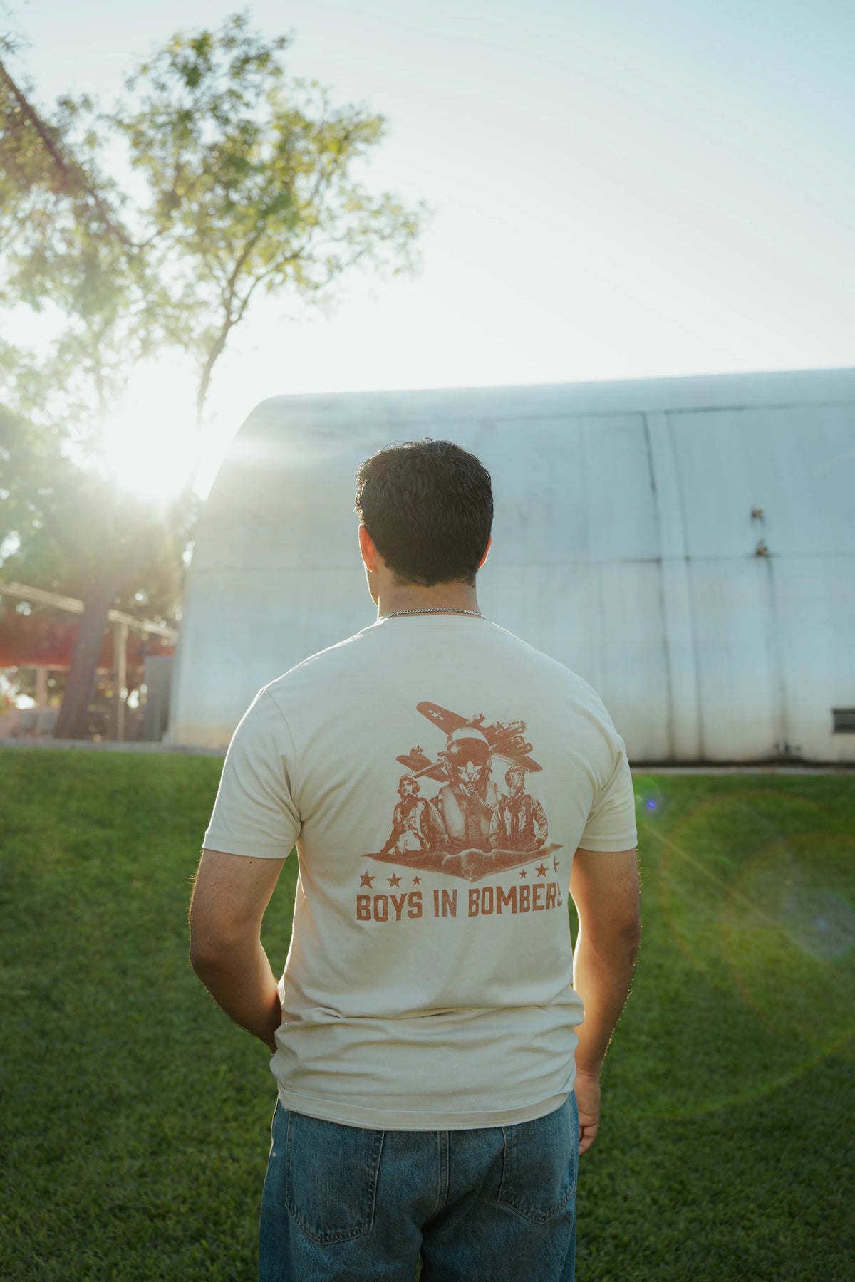 Boys in Bombers Tee