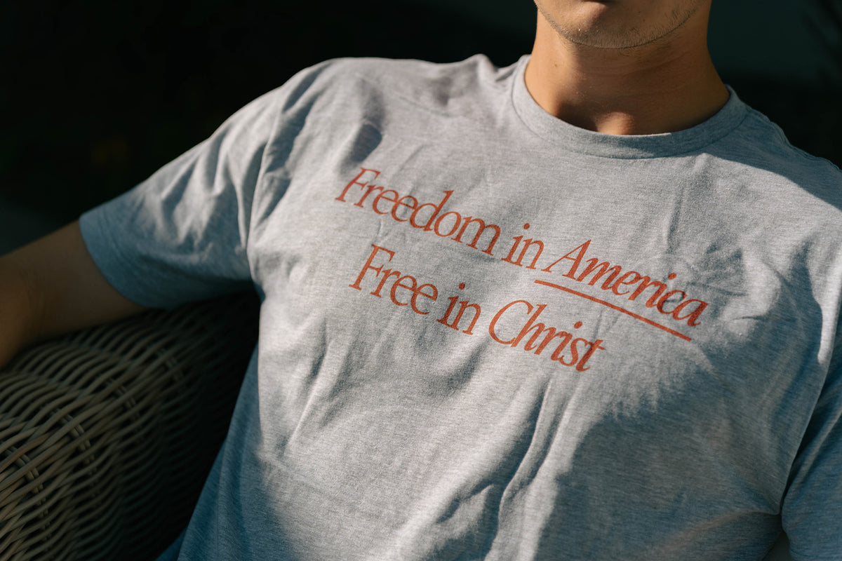 Freedom in America, Free in Christ Tee