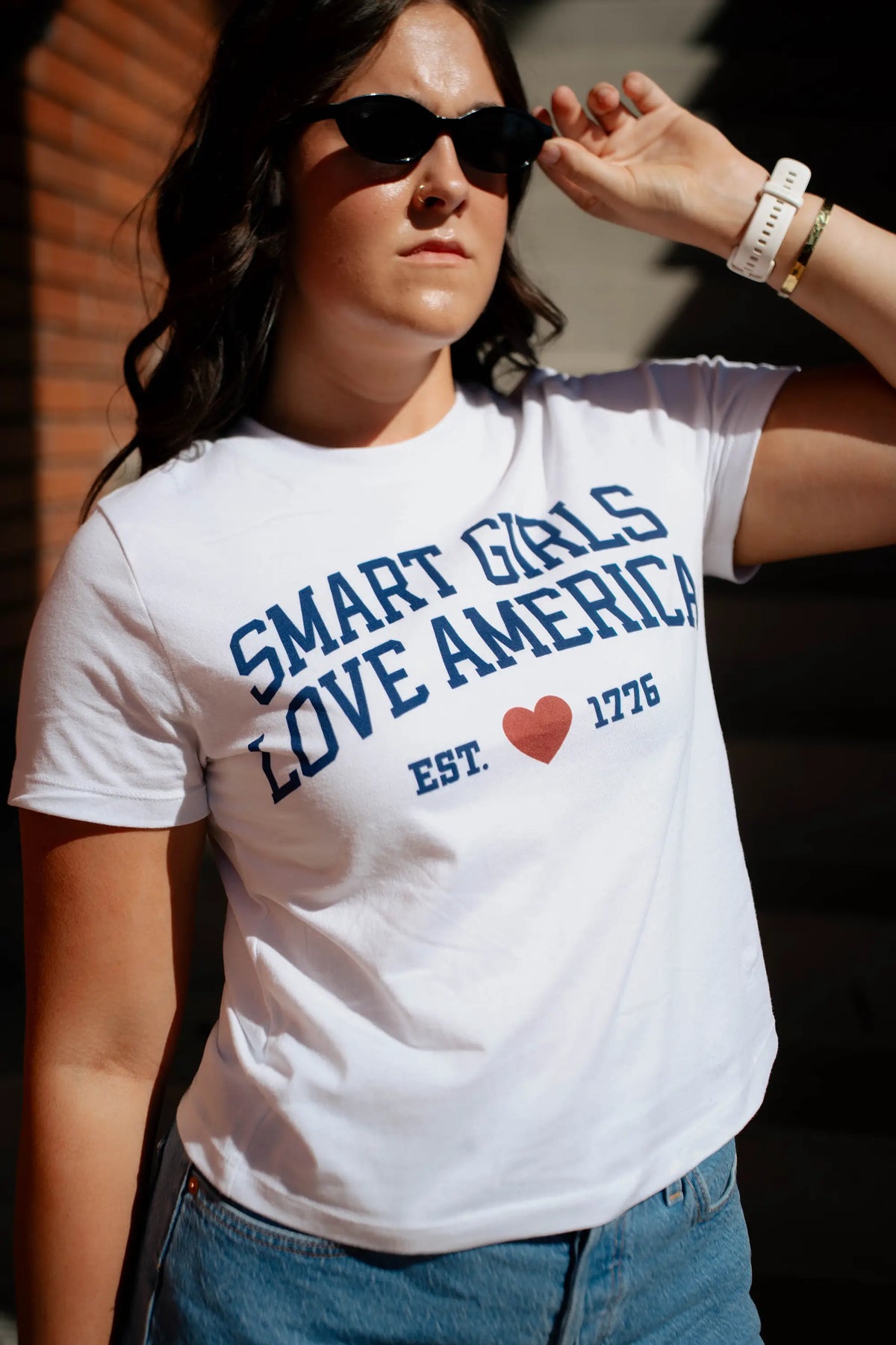 Smart Girls Love America Tee