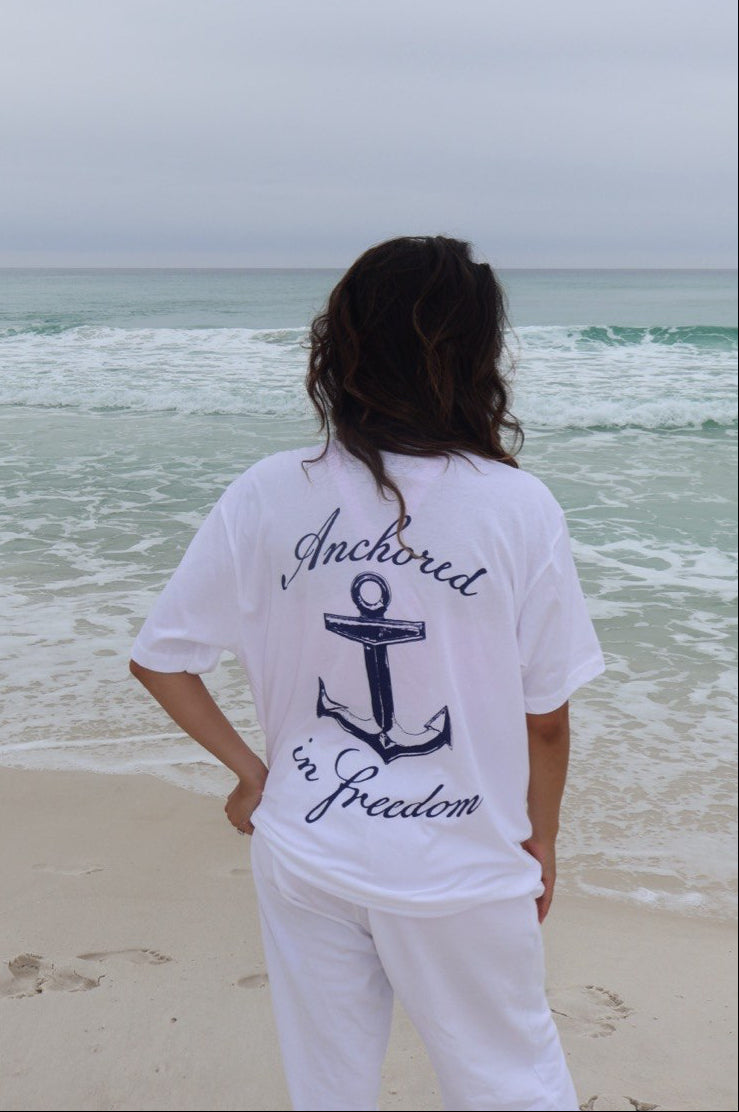 Anchored in Freedom Tee