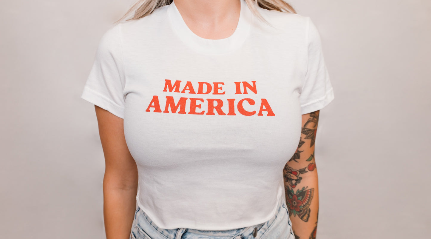 Made in America Croptop