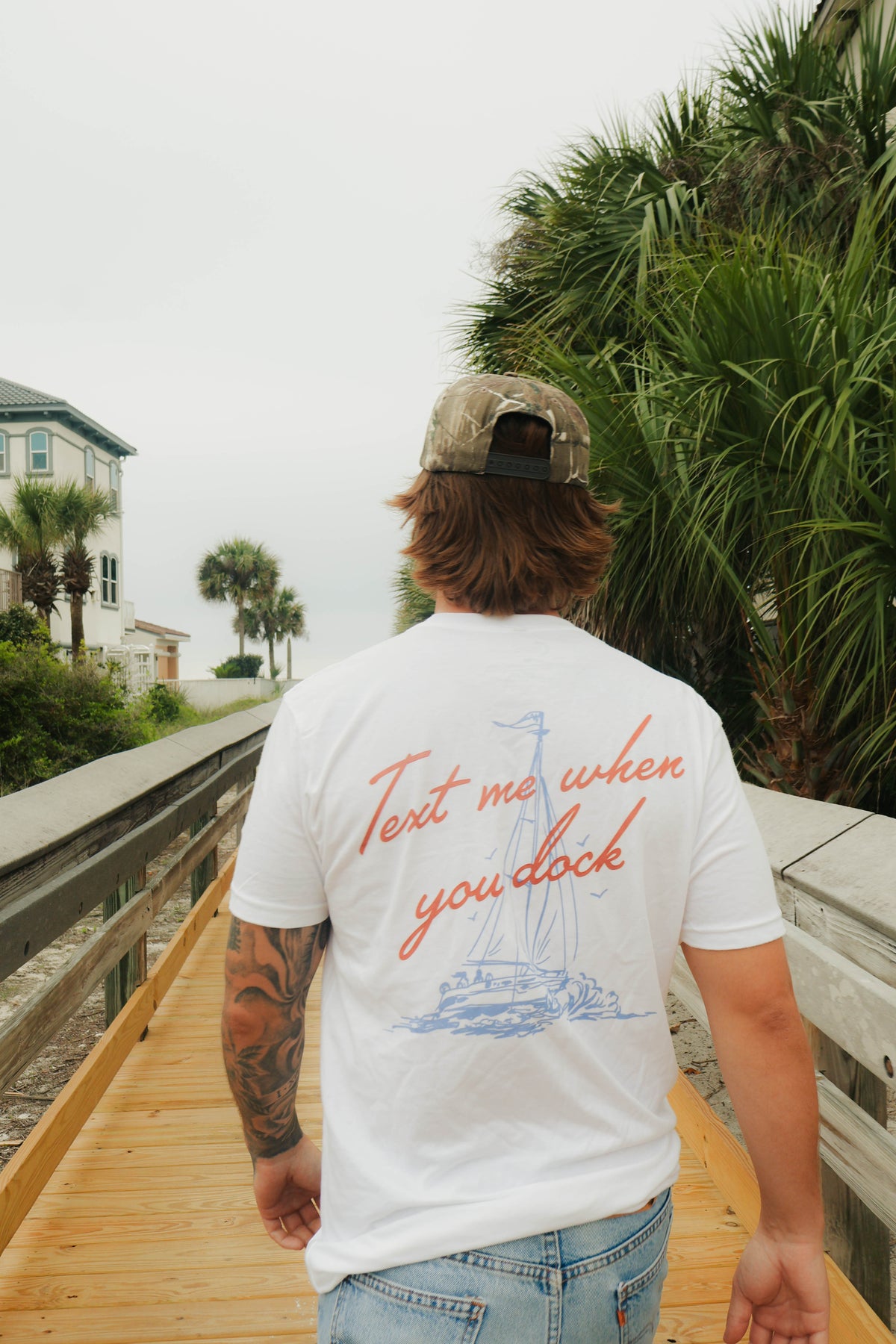 Text Me When You Dock Tee