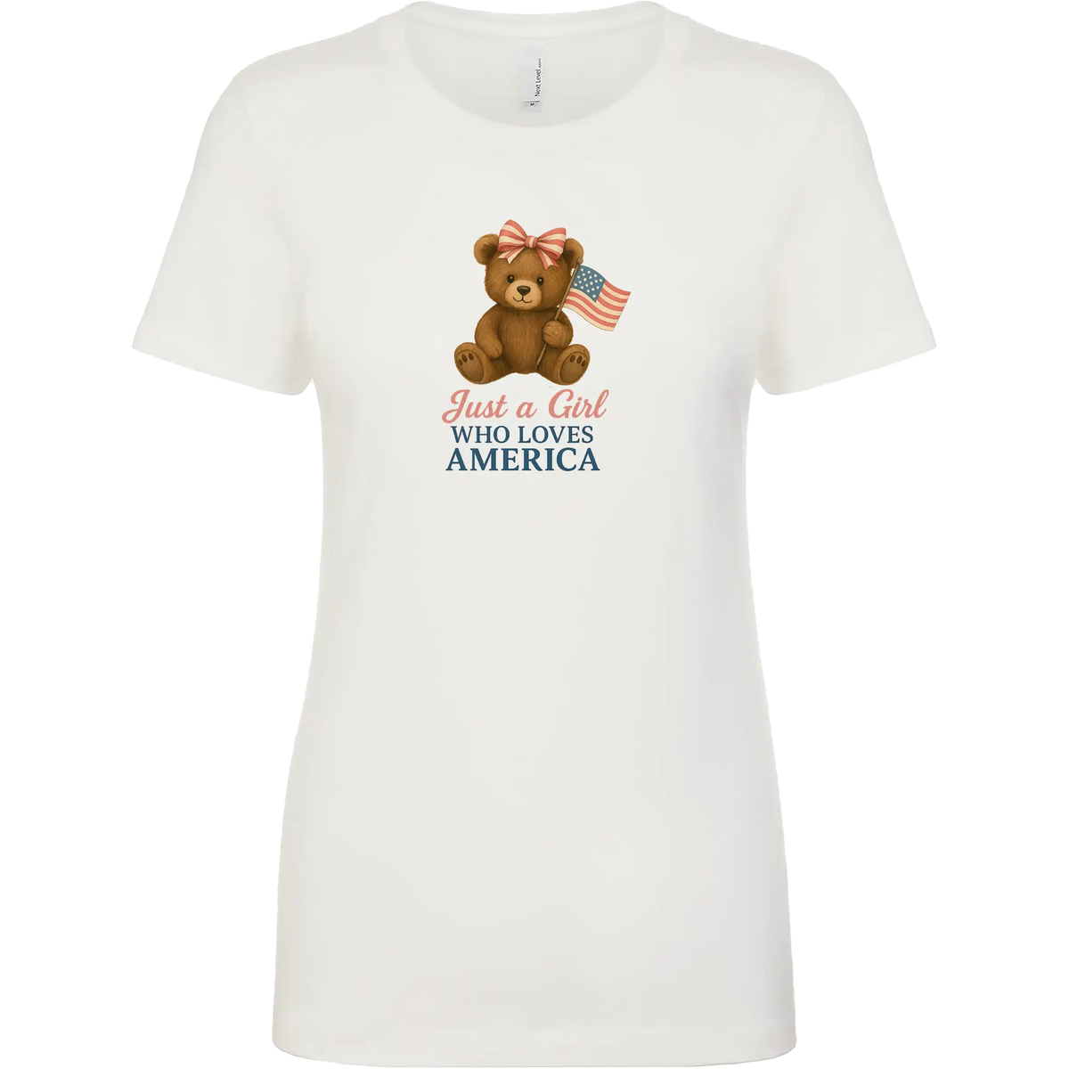 Just a Girl Who Loves America Tee
