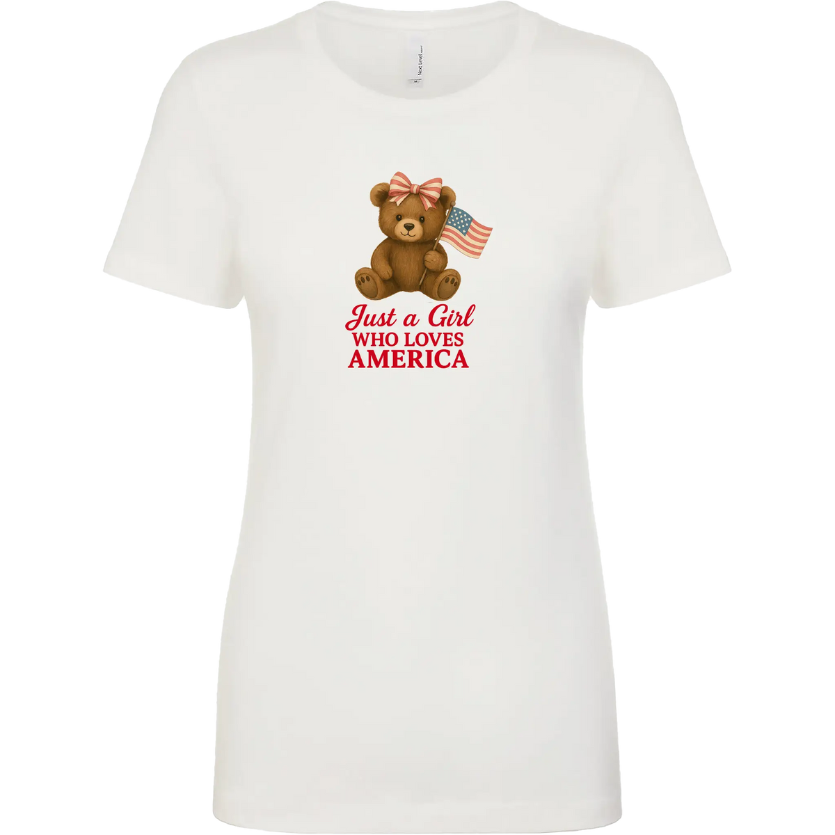 Just a Girl Who Loves America Tee