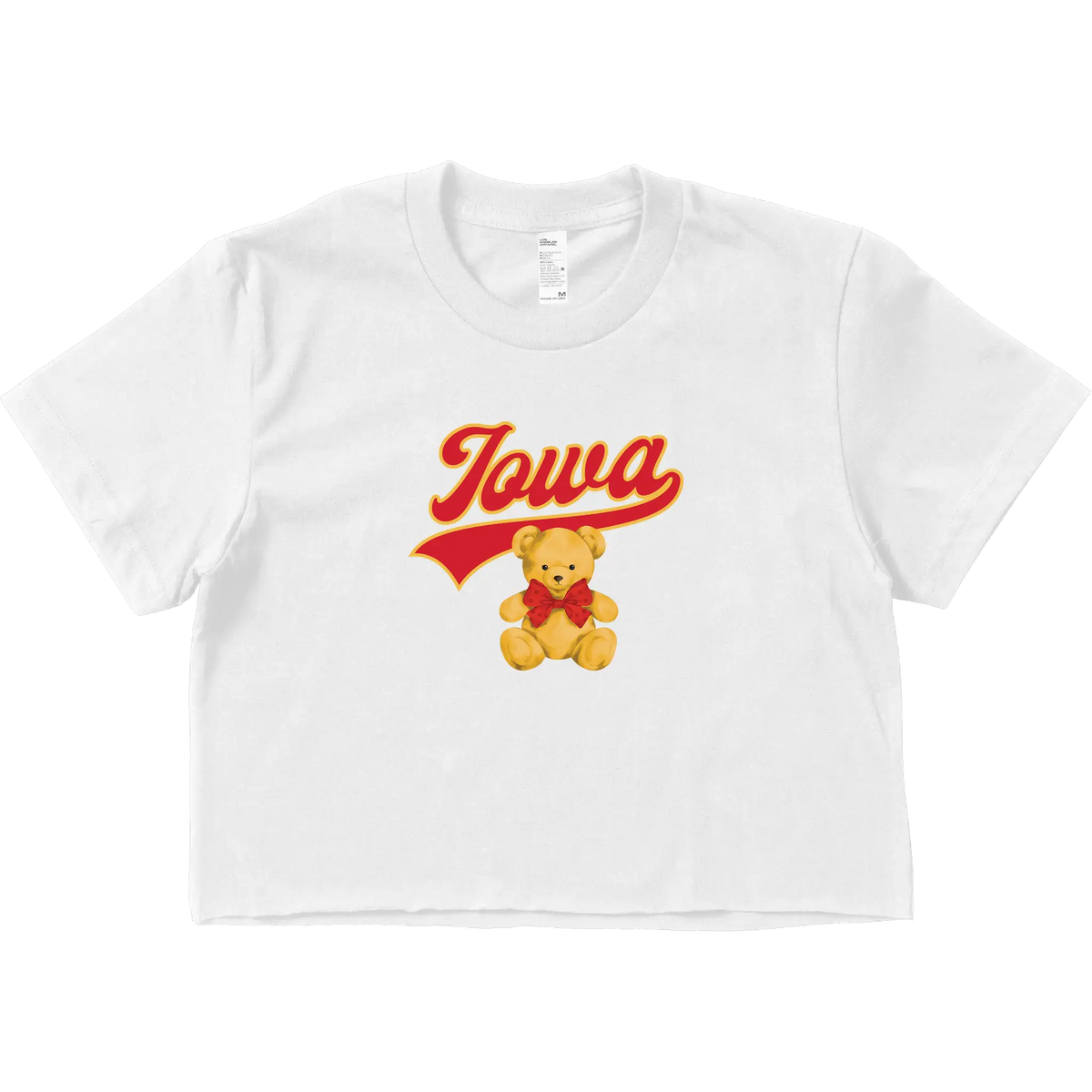 Iowa Bear Crop Top