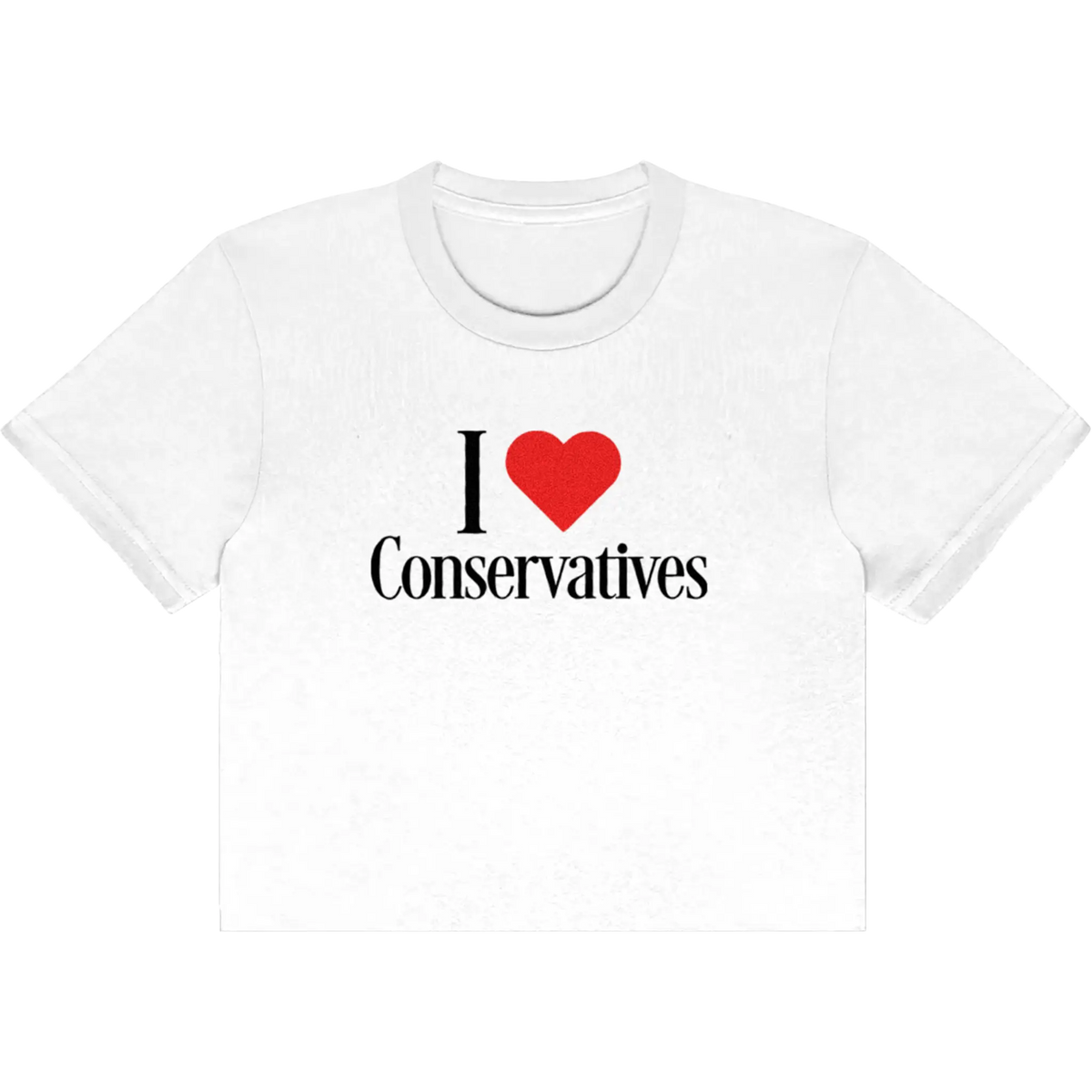 I Heart Conservatives Crop Top